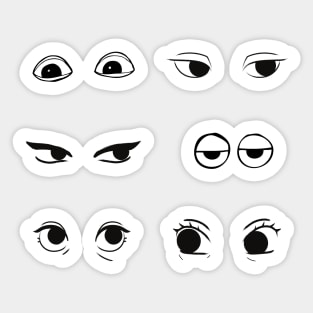 Judging eyes Sticker